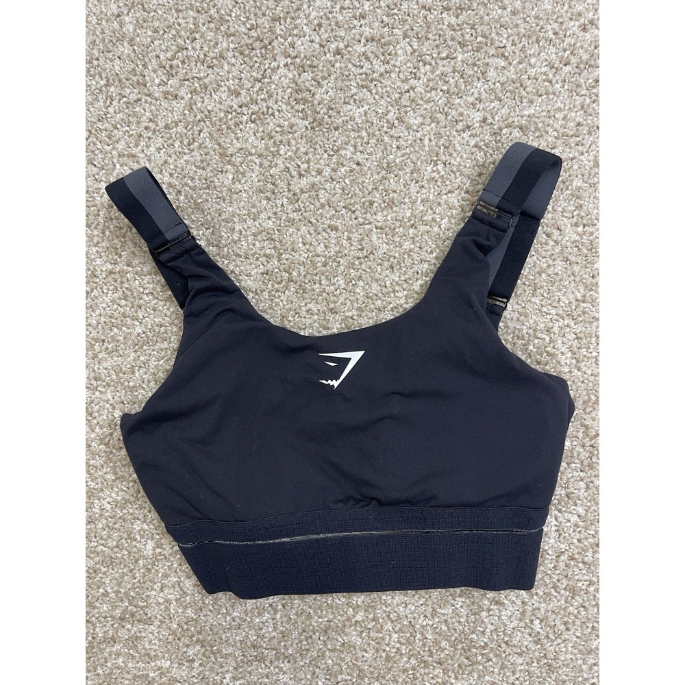 Gymshark Black Sports Bra ‎  S